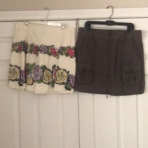 Cotton Summer skirts size 14